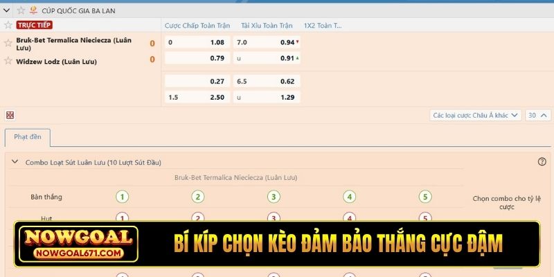 Bí kíp chọn kèo đảm bảo thắng cực đậm