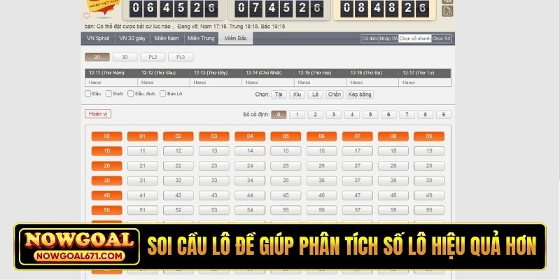 Soi cầu lô đề giúp phân tích số lô hiệu quả hơn